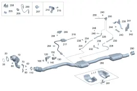 205-490-25-40 Mercedes-benz Genuine Holder