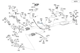 205-490-51-01 Mercedes-benz Genuine Holder