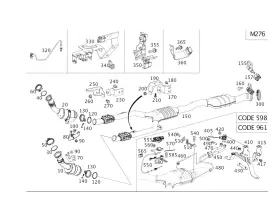 205-492-03-00 Mercedes-benz Genuine Holder