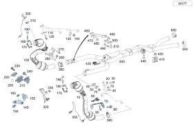Mercedes-benz 205-492-37-41 Genuine Mercedes-benz Holder