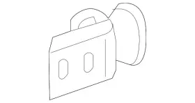 206-490-40-02 Mercedes-benz Genuine Exhaust System Hanger Bracket