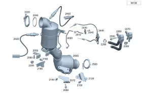 206-490-86-01 Mercedes-benz Genuine Holder