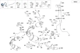 212-490-32-37 Mercedes-benz Genuine Suspension Exhaust Gas Line