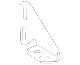 Mercedes-benz 212-492-76-41 Genuine Mercedes-benz Upper Bracket Qty 1
