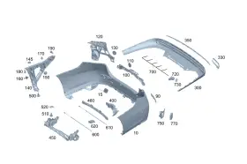 214-885-64-03 Mercedes-benz Genuine Retaining Plate