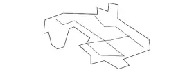 217-885-07-01 Mercedes-benz Genuine Tailpipe Extension Bracket