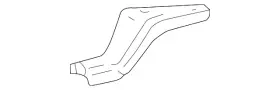 Mercedes-benz 220-492-13-41 Genuine Mercedes-benz Exhaust Bracket