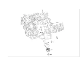 221-492-01-30 Mercedes-benz Genuine Protective Metal Sheet