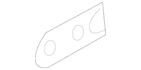 221-492-02-18 Mercedes-benz Genuine Shim Plate