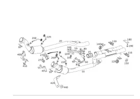 221-492-02-42 Mercedes-benz Genuine Holder