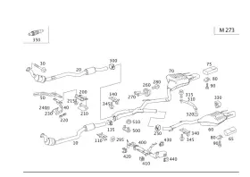 221-492-13-41 Mercedes-benz Genuine Holder