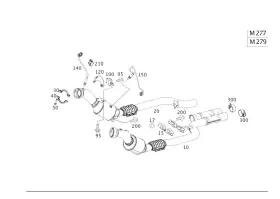 222-491-17-41-64 Mercedes-benz Genuine Holder