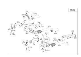 222-491-28-41 Mercedes-benz Genuine Holder