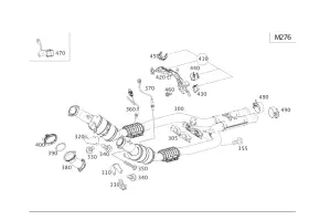 222-491-39-41 Mercedes-benz Genuine Holder