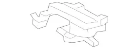 Mercedes-benz 222-885-55-01 Genuine Mercedes-benz Exhaust Tail Pipe Tip Bracket