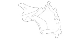 223-885-66-00 Mercedes-benz Genuine Bumper Holder