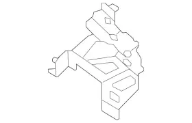 232-885-76-01 Mercedes-benz Genuine Exhaust Tail Pipe Tip Bracket