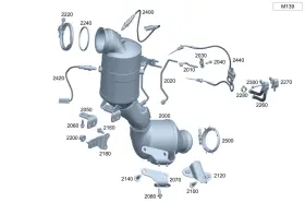 254-491-26-00 Mercedes-benz Genuine Holder