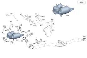 Mercedes-benz 256-142-00-40 Genuine Mercedes-benz Holder