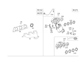 271-140-00-40 Mercedes-benz Genuine Holder