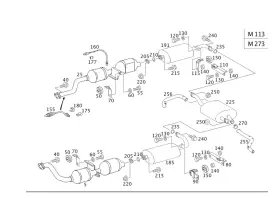 463-490-37-40 Mercedes-benz Genuine Holder