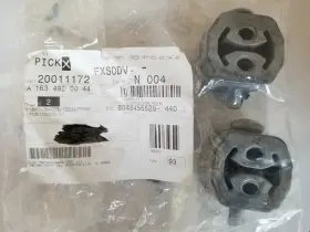 A1634920044 Mercedes-benz A Pair 2 Of Brand New Genuine Exhaust Suspension Rings 1634920044