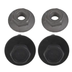 645-905 Mid America Motorworks 1963-1967 C2 Corvette Rear Exhaust Panel End Bolts Black 4pc Set