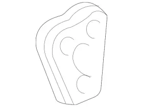 1577a845 Mitsubishi Genuine Intermediate Pipe Hanger