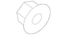 Mb059333 Mitsubishi Genuine Exhaust Pipe Nut