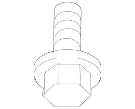 Mitsubishi Mf244879 Genuine Support Bracket Bolt