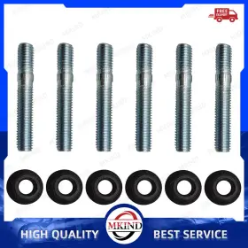 15708209 Mkind Autoparts 03133 For Suburban Savana Gmc Sierra Front Exhaust Flange Stud And Nut Kit