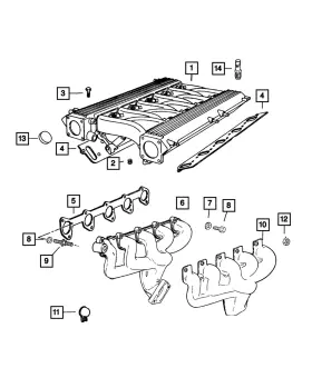 00154777 Mopar Genuine Hex Flange Head Screw 154777