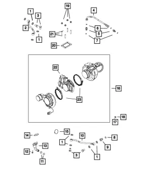 05019845aa Mopar Genuine Exhaust Plug Package 5019845aa