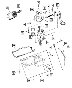 06034732 Mopar Genuine Hex Head Screw And Washer 6034732