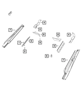 Mopar 06034944 Genuine Blind Rivet 6034944
