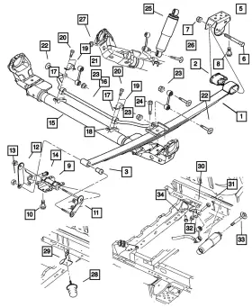 06100520 Mopar Genuine Hex Flange Head Locking Nut Mounting 6100520