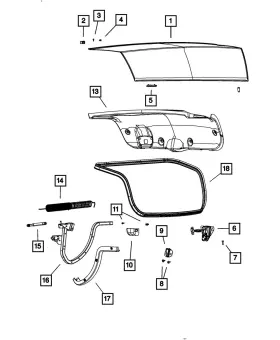 06104394aa Mopar Genuine Hex Head Bolt And Coned Washer 6104394aa