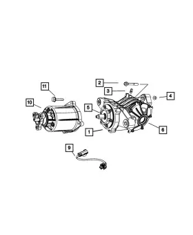 06502725 Mopar Genuine Hex Flange Head Bolt 6502725