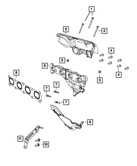 06508634aa Mopar Genuine Bolt Mounting 6508634aa