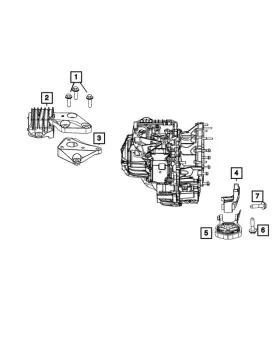 Mopar 06510664aa Genuine Hex Flange Head Bolt 6510664aa