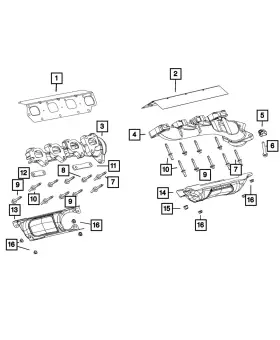 06513453aa Mopar Genuine Double Ended Stud