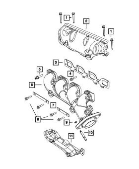 06513720aa Mopar Genuine Full Body Hex Drive Screw Head