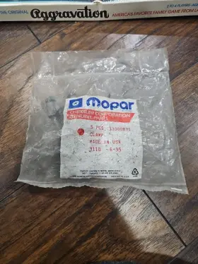 33000871 Mopar Lot Of 5 Nos Muffler Air Tube Clamp