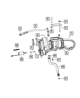 5159965aa Mopar Genuine Turbo Clamp