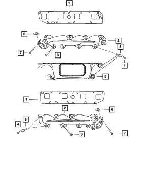 6036734aa Mopar Genuine Hex Flange Head Bolt Mounting