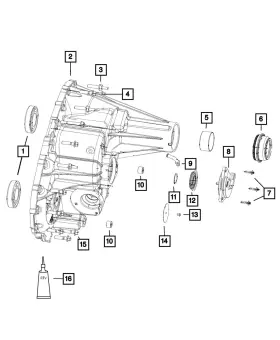 6101526 Mopar Genuine Hex Flange Head Bolt