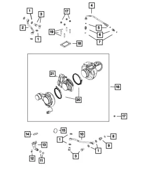 68378056aa Mopar Genuine V Band Clamp Kit