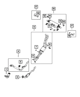 68484200aa Mopar Genuine Exhaust Bracket