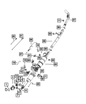 68724309aa Mopar Genuine Exhaust Bracket
