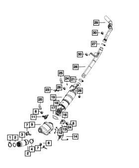 68730817aa Mopar Genuine Exhaust Bracket